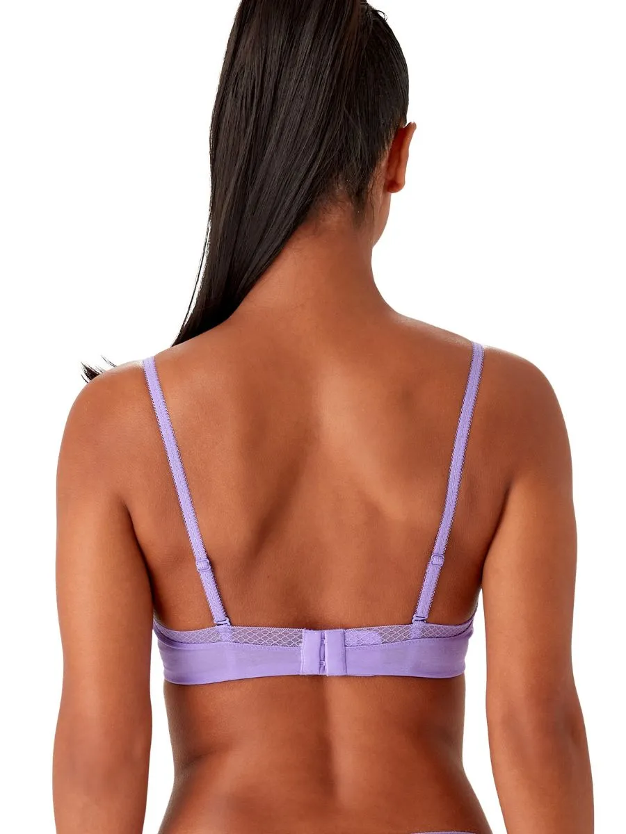 Glossies Sheer Moulded Bra - Violet