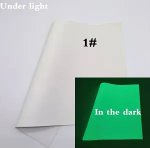 GLOW IN THE DARK FAUX LEATHER A4