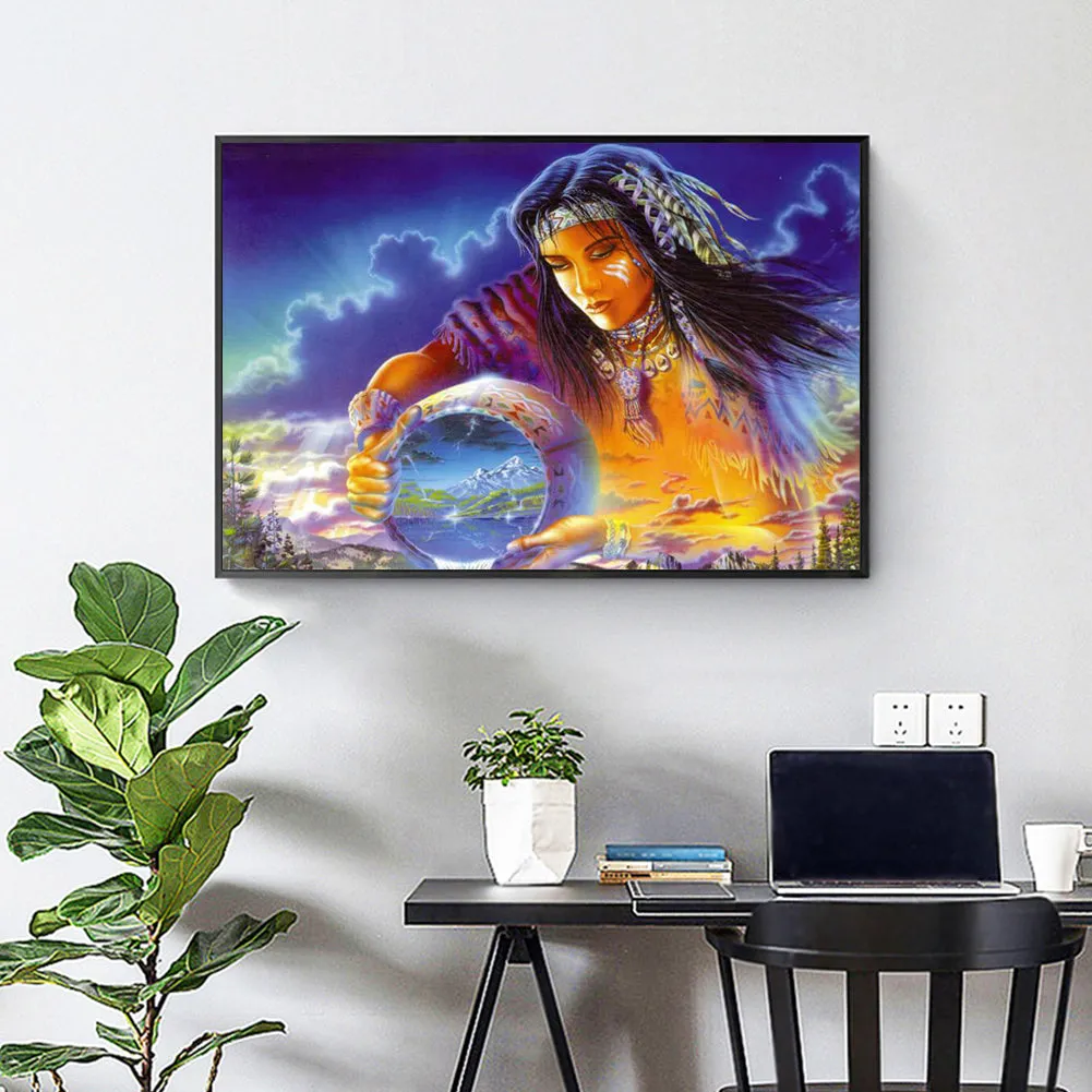 Goddess - Full Round Drill Diamond Painting 40*30CM