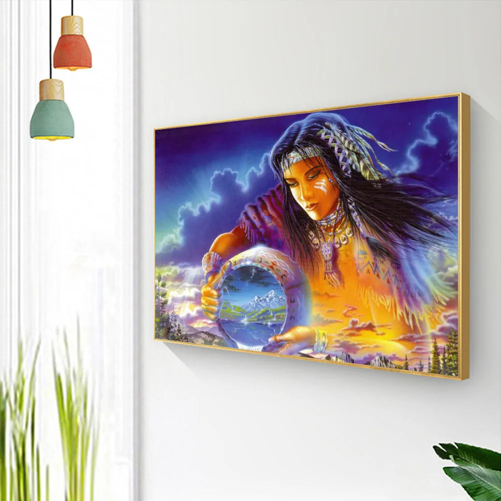 Goddess - Full Round Drill Diamond Painting 40*30CM