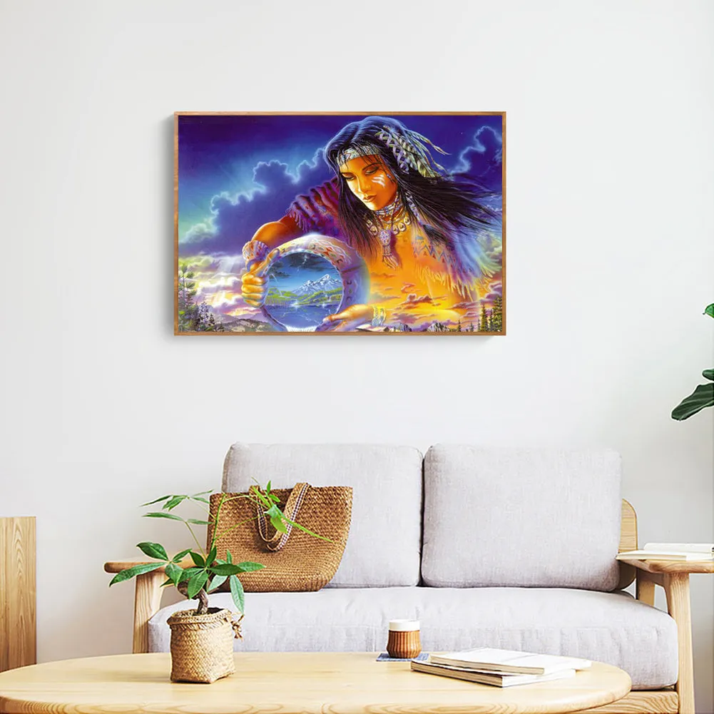 Goddess - Full Round Drill Diamond Painting 40*30CM