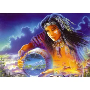 Goddess - Full Round Drill Diamond Painting 40*30CM