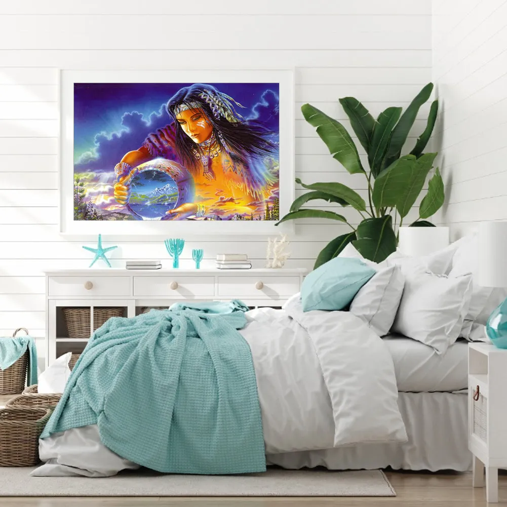 Goddess - Full Round Drill Diamond Painting 40*30CM
