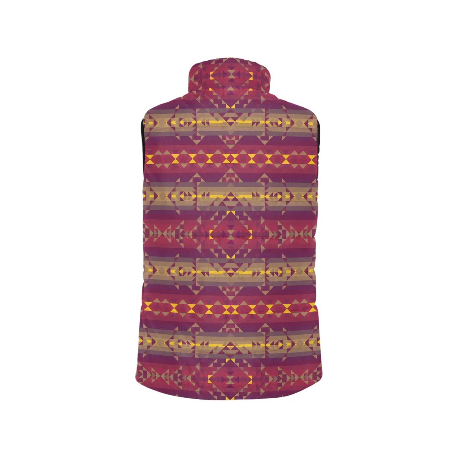 Gold Wool Women's Padded Vest Jacket