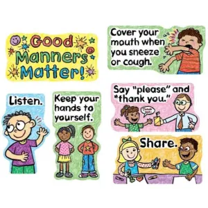 Good Manners Matter Mini Bulletin Board Set