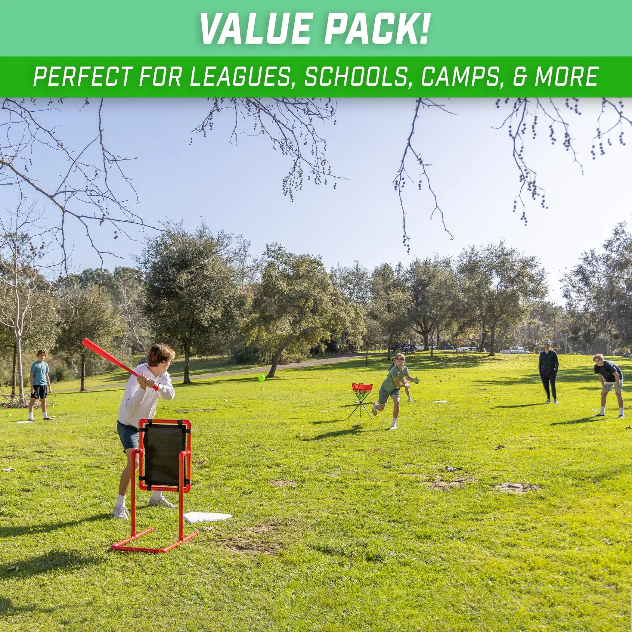 GoSports Baseball & Softball 4-Piece Premium Base Set