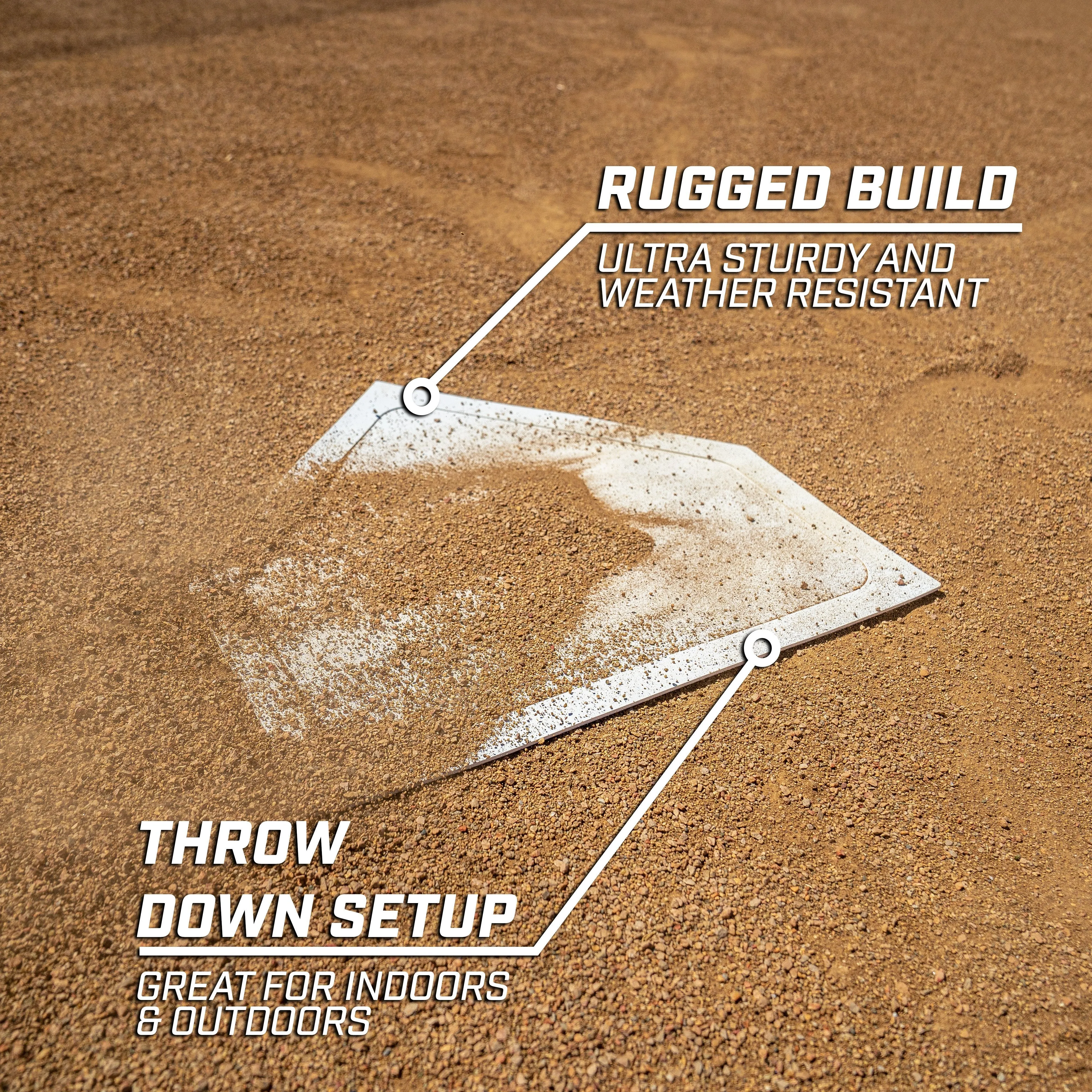 GoSports Baseball & Softball 5-Piece Base Set