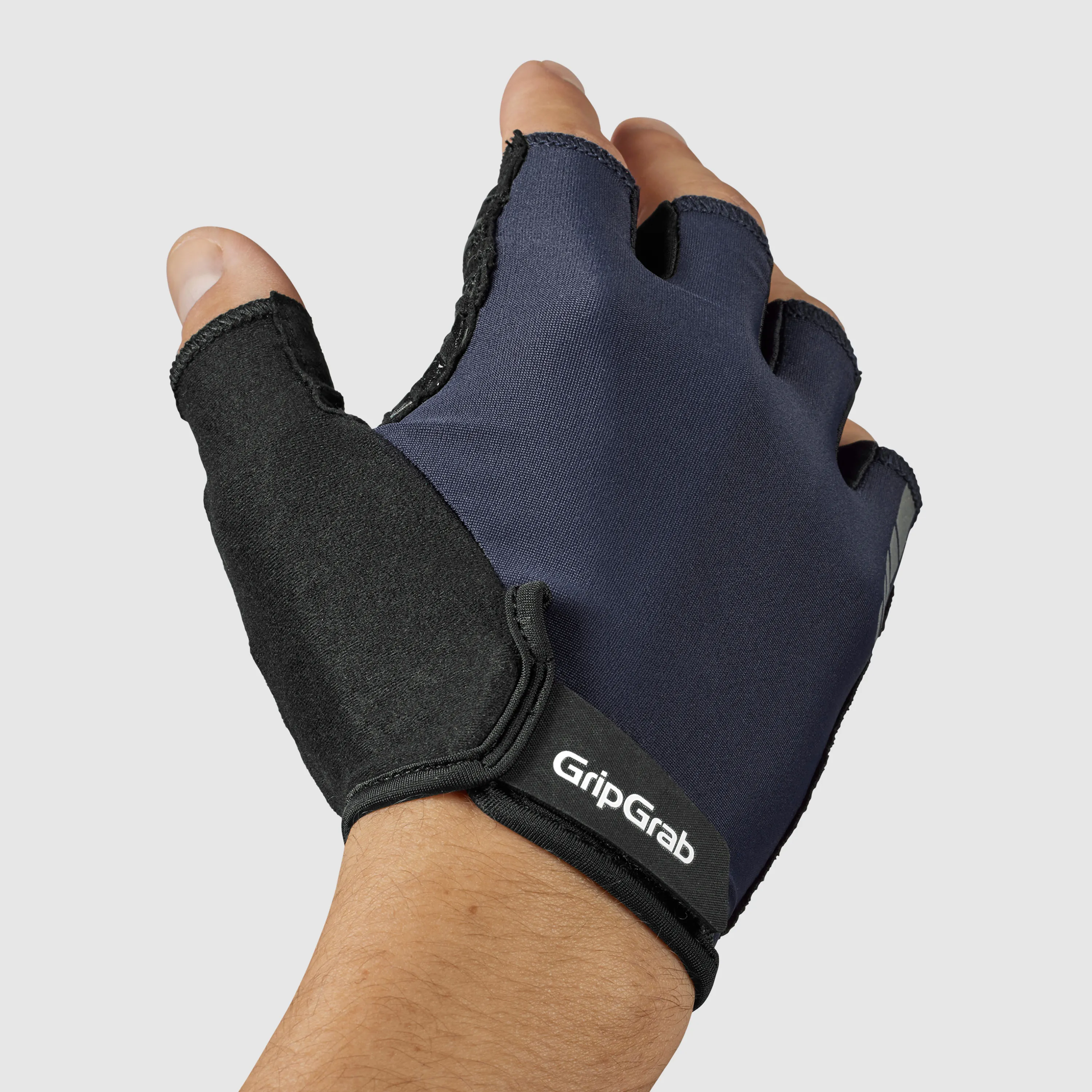 Gripgrab ProRide RC Max Padded Short Finger Summer Gloves Navy Blue | Buy Gripgrab ProRide RC Max Padded Short Finger Summer Gloves Navy Blue here | Outnorth