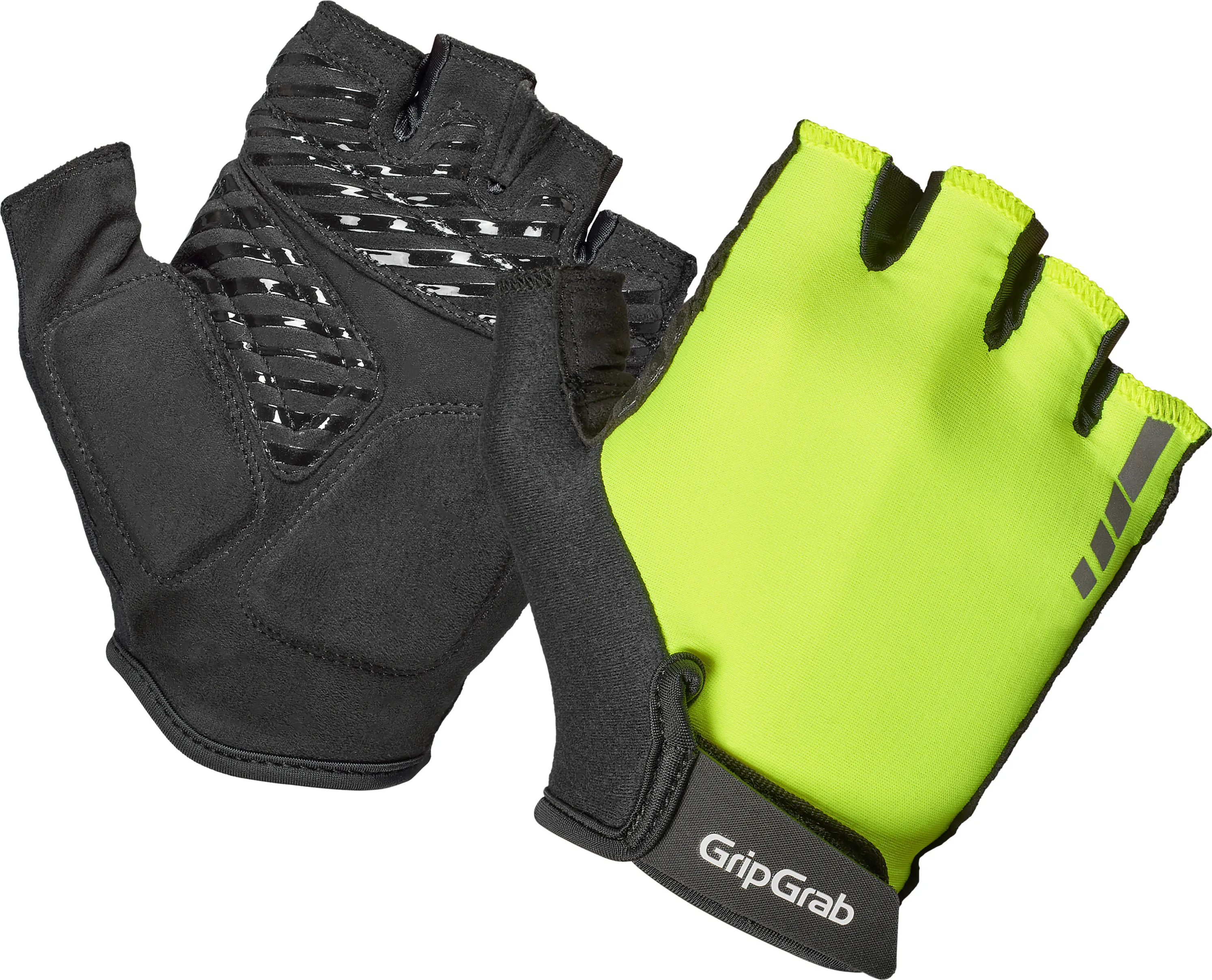 Gripgrab Women&#x27;s ProRide RC Max Padded Short Finger Summer Gloves Yellow Hi-Vis | Buy Gripgrab Women&#x27;s ProRide RC Max Padded Short Finger Summer Gloves Yellow Hi-Vis here | Outnorth