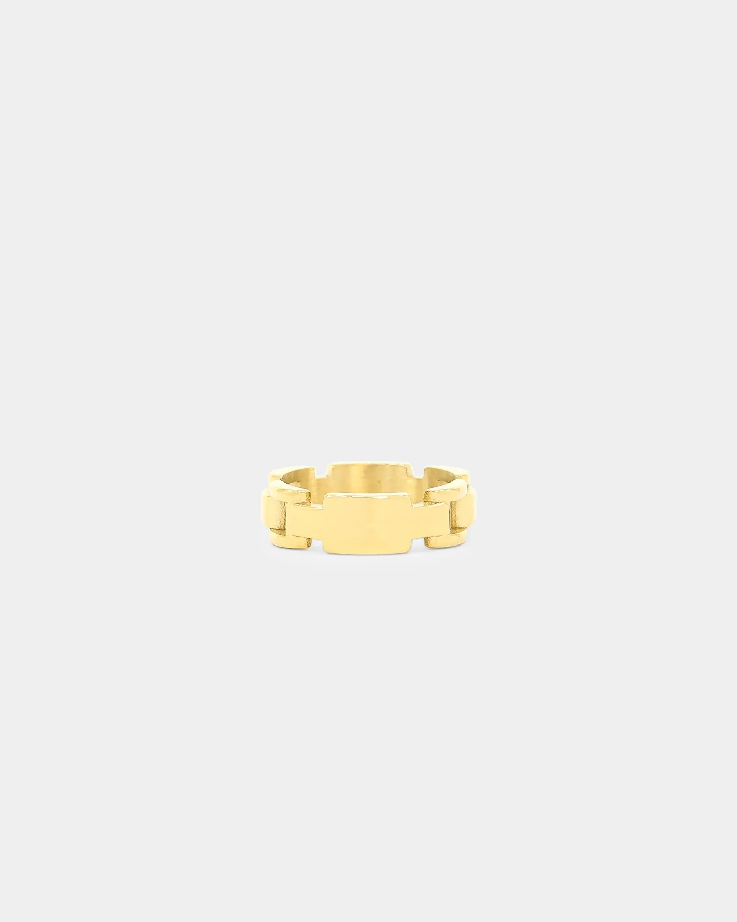 Guess Mainline 25mm Frontiers Flat Ring Gold