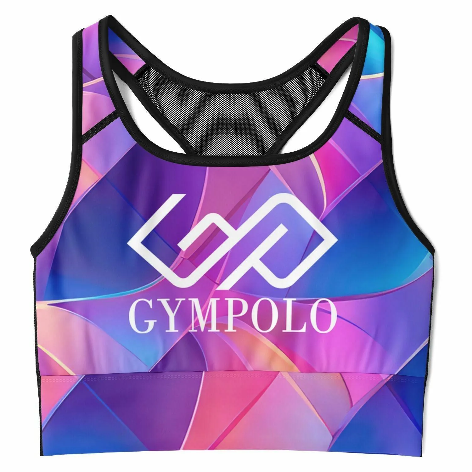 GYMPOLO Mesh Padded Sports Bra