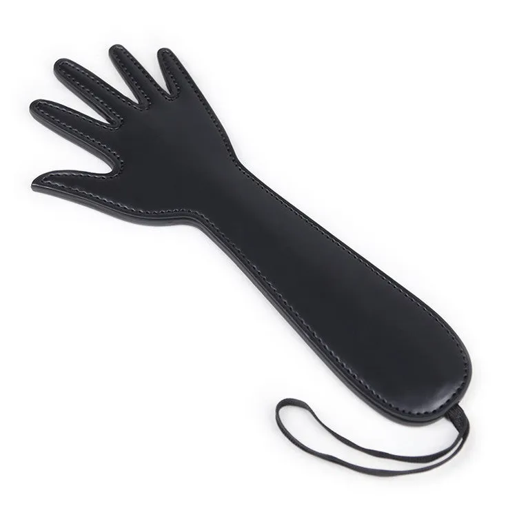Hand Shaped Faux Leather Spanking Paddle