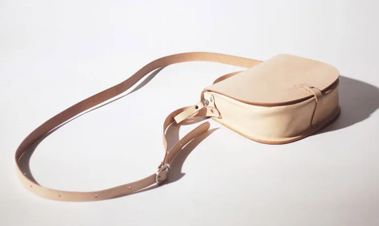 Handmade Womens Leather Crossbody Saddle Bag Purse Small Shoulder Bag for Women