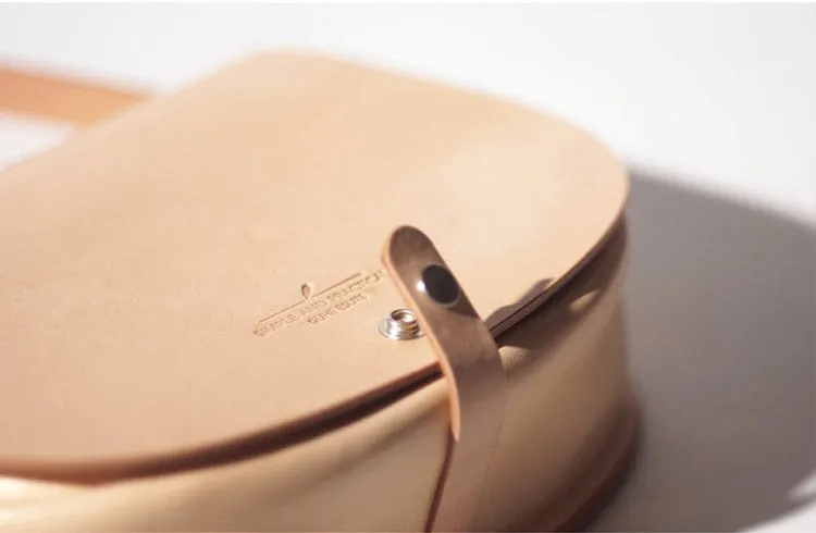 Handmade Womens Leather Crossbody Saddle Bag Purse Small Shoulder Bag for Women