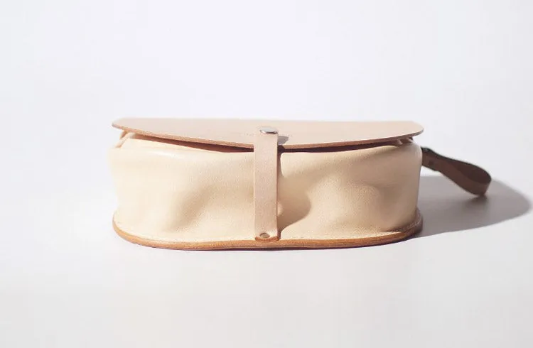Handmade Womens Leather Crossbody Saddle Bag Purse Small Shoulder Bag for Women