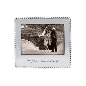 HAPPY ANNIVERSARY  Beaded 5x7 Frame