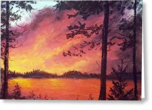 Harmonic View - Greeting Card