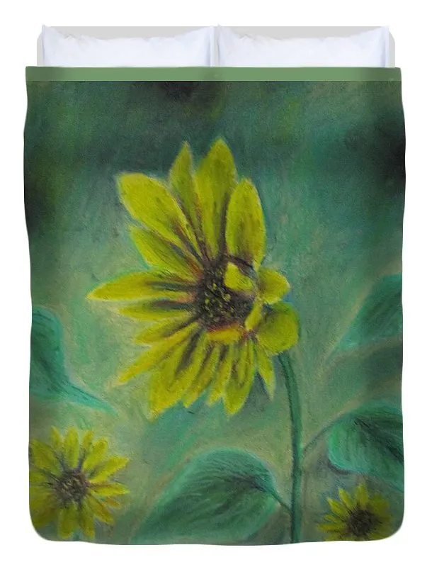 Hazing Sunflowers - Duvet Cover