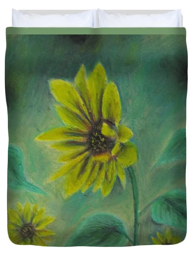 Hazing Sunflowers - Duvet Cover
