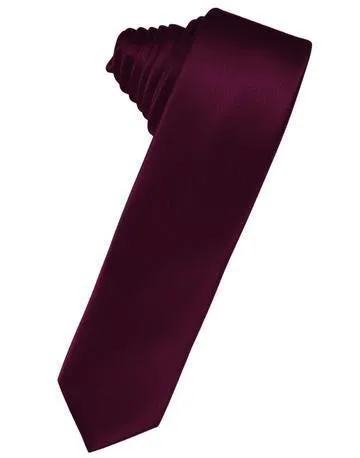 Heather Luxury Satin Skinny Necktie
