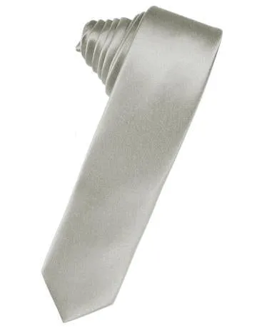 Heather Luxury Satin Skinny Necktie
