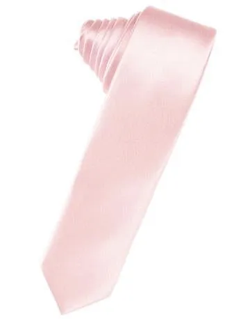Heather Luxury Satin Skinny Necktie