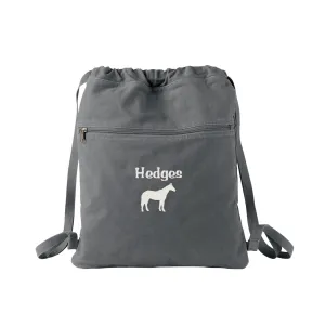 Horse Drawstring Cinch Bag