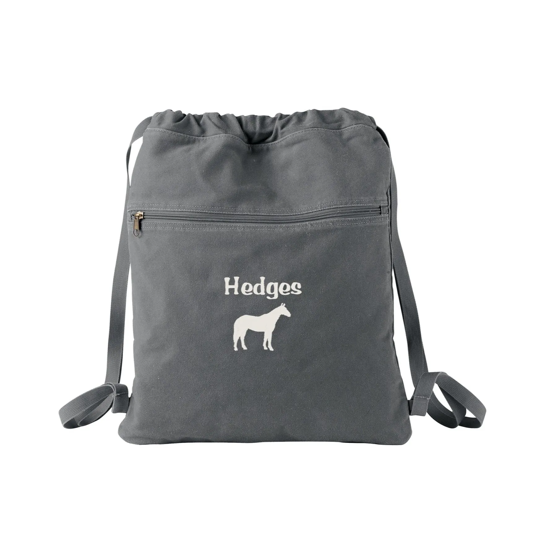 Horse Drawstring Cinch Bag