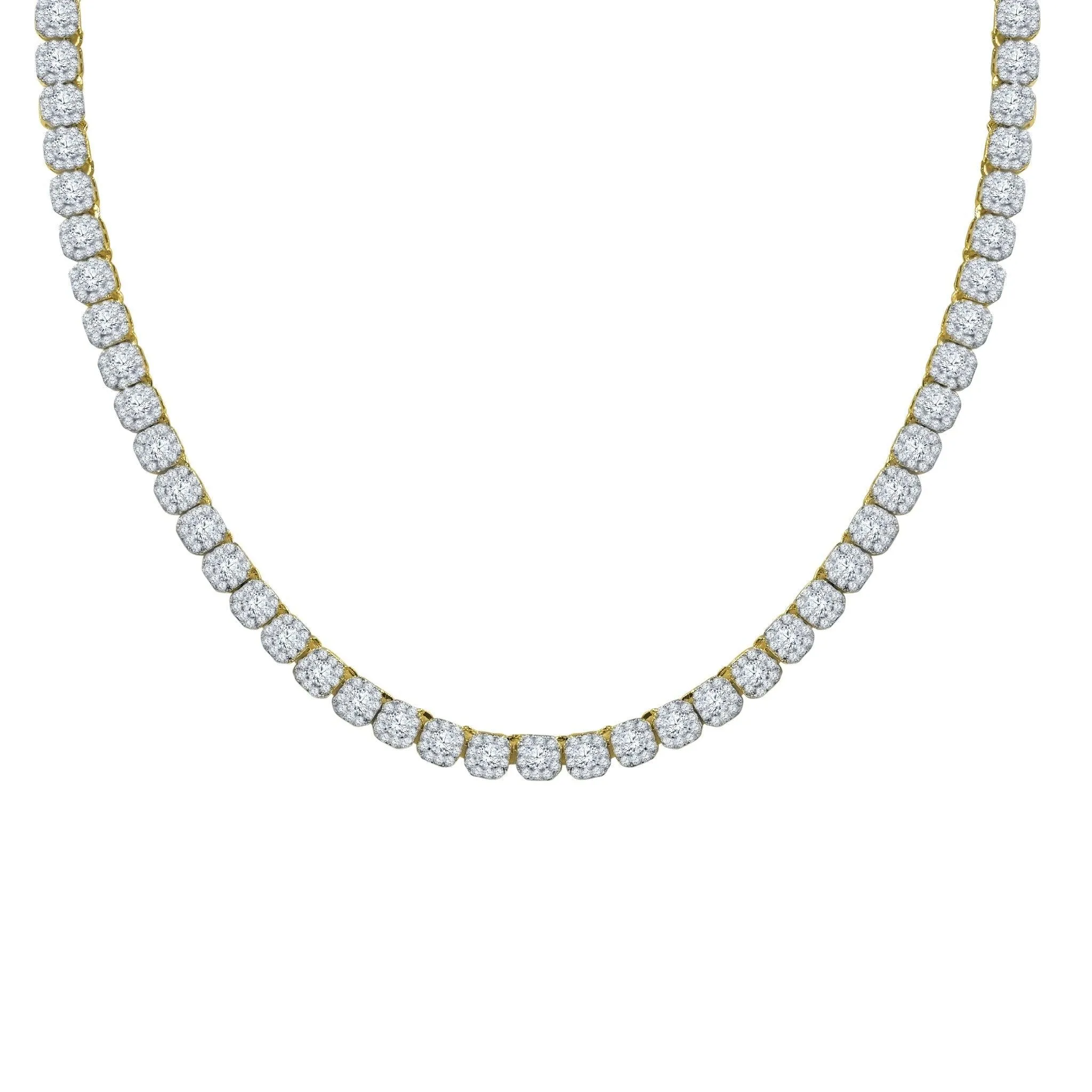ICECUBE 5 MM 925 SILVER SQUARE TENNIS CHAIN | BMW9213572