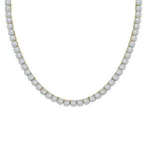 ICECUBE 5 MM 925 SILVER SQUARE TENNIS CHAIN | BMW9213572