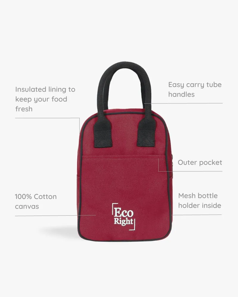 Insulated Lunch Bag - Maroon