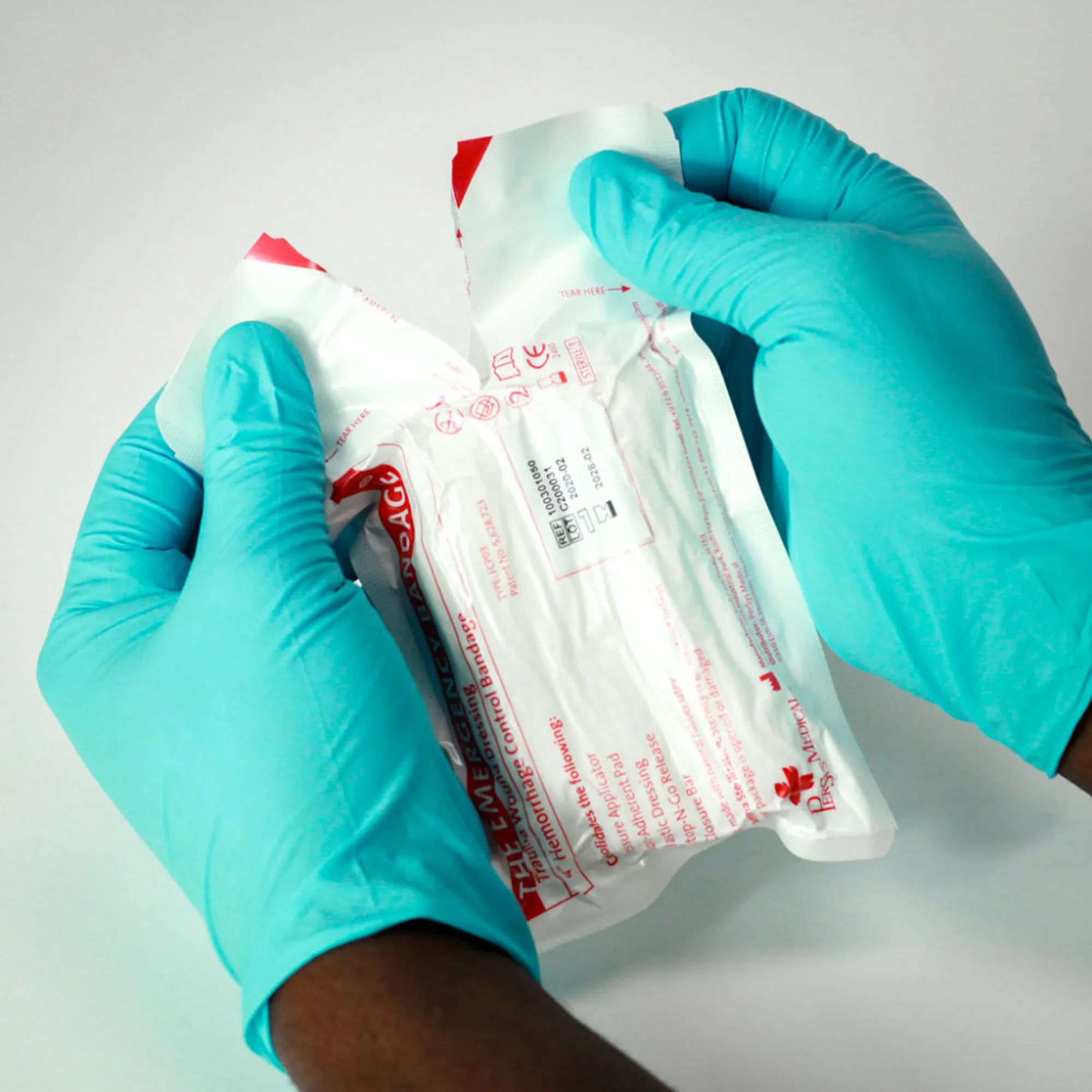 Israeli Bandage - Civilian Emergency Care Bandage® 4" Wound Pad With Pressure Bar