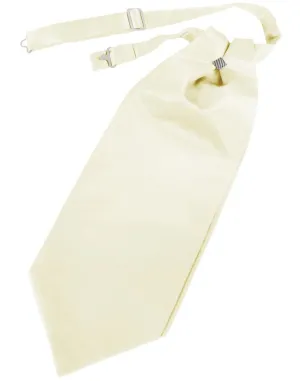 Ivory Solid Satin Kids Cravat