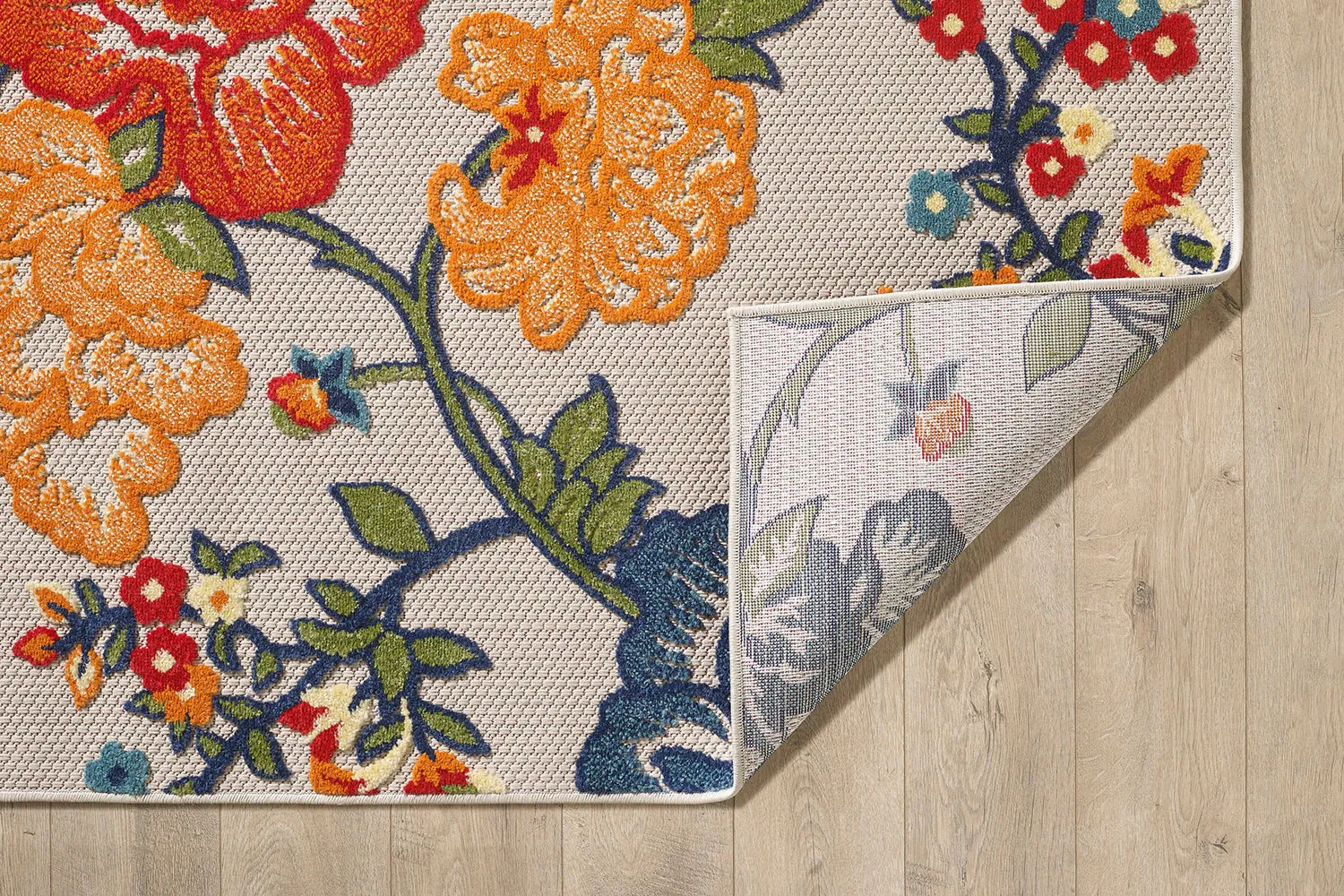KAS Calla Floral Vine Indoor/Outdoor Rug
