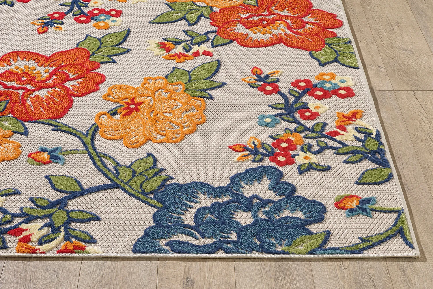 KAS Calla Floral Vine Indoor/Outdoor Rug