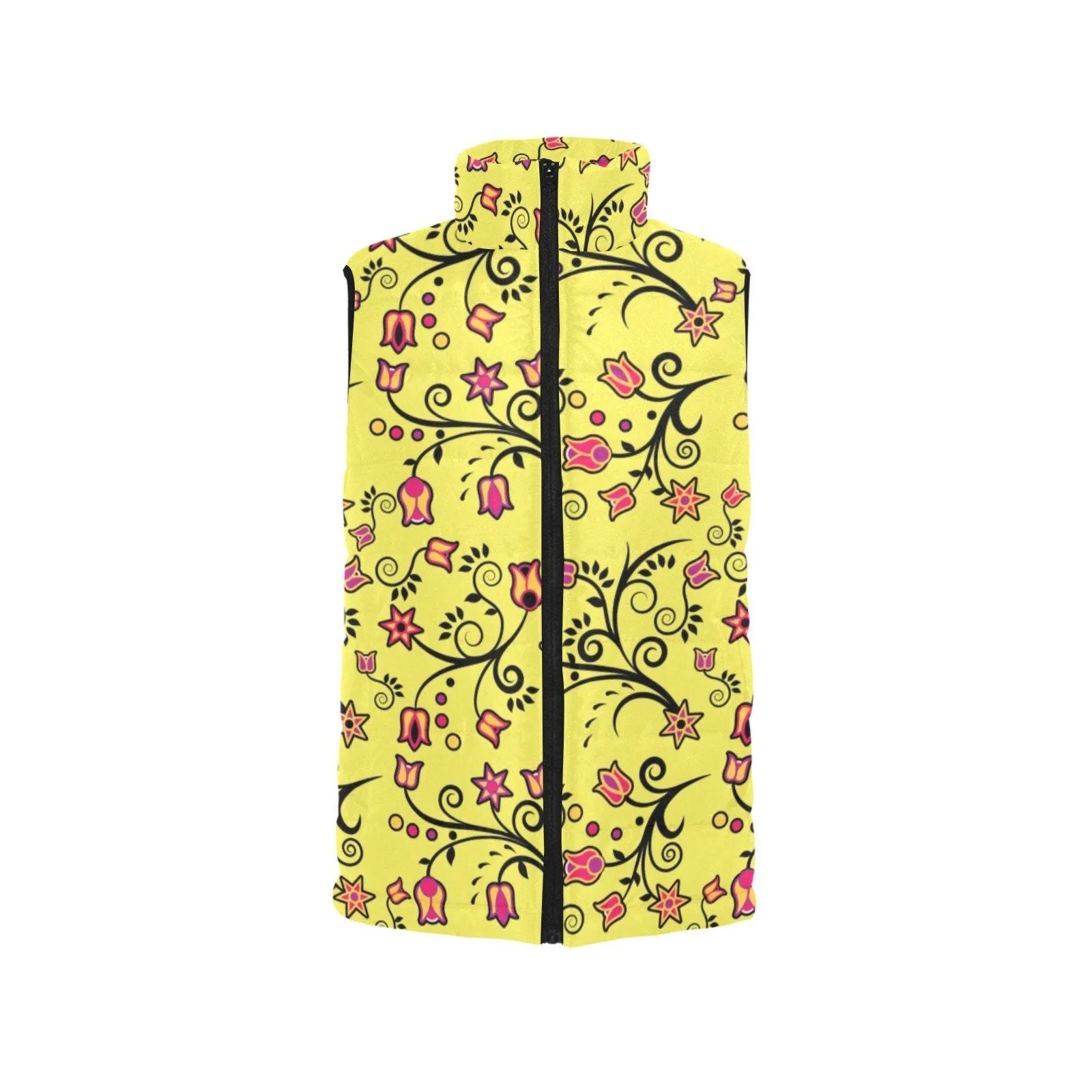 Key Lime Star Women's Padded Vest Jacket