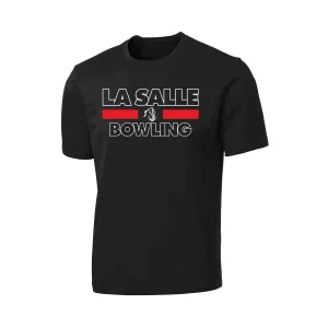 La Salle Bowling 2021 - Performance Tee - Youth/Adult (Black & Red)