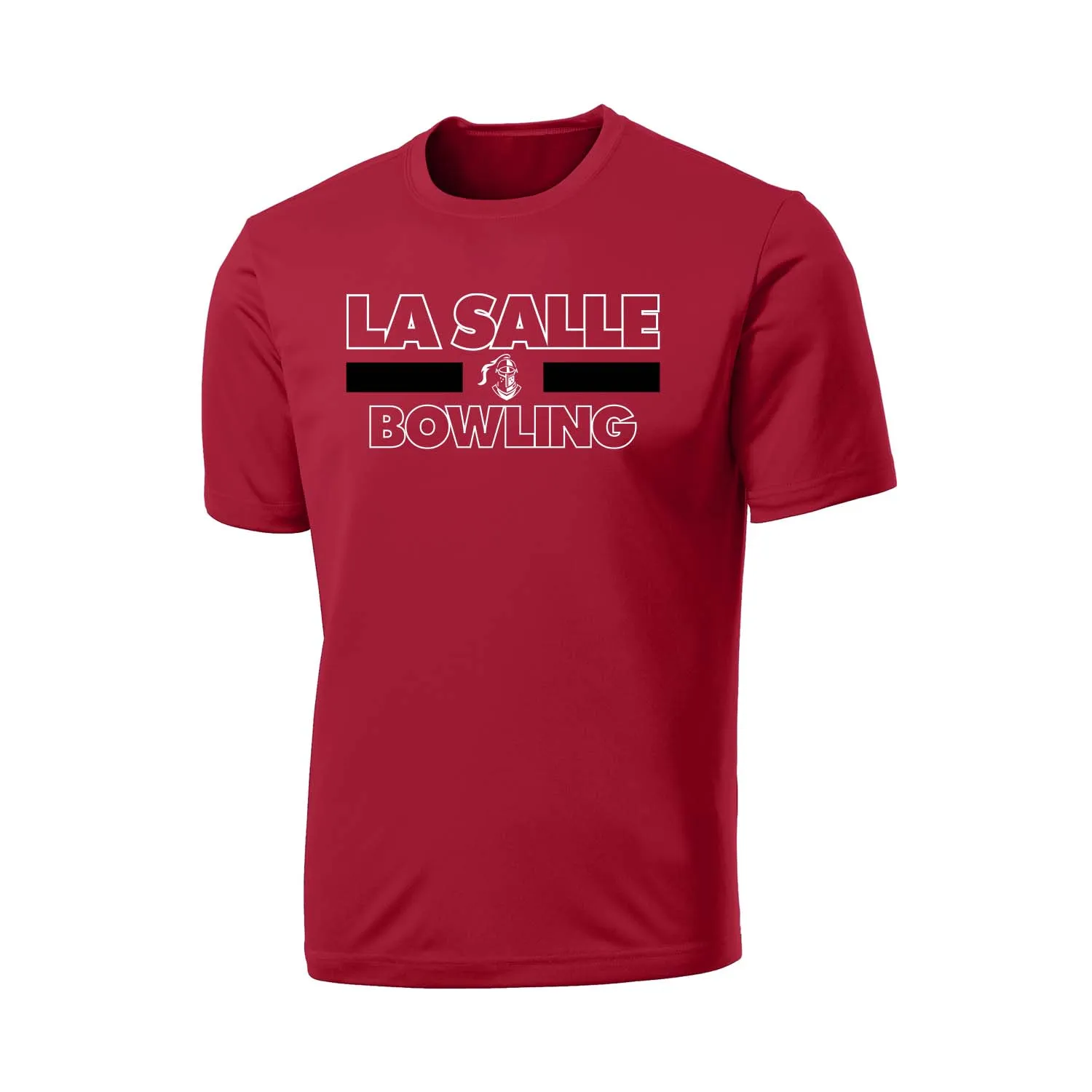 La Salle Bowling 2021 - Performance Tee - Youth/Adult (Black & Red)