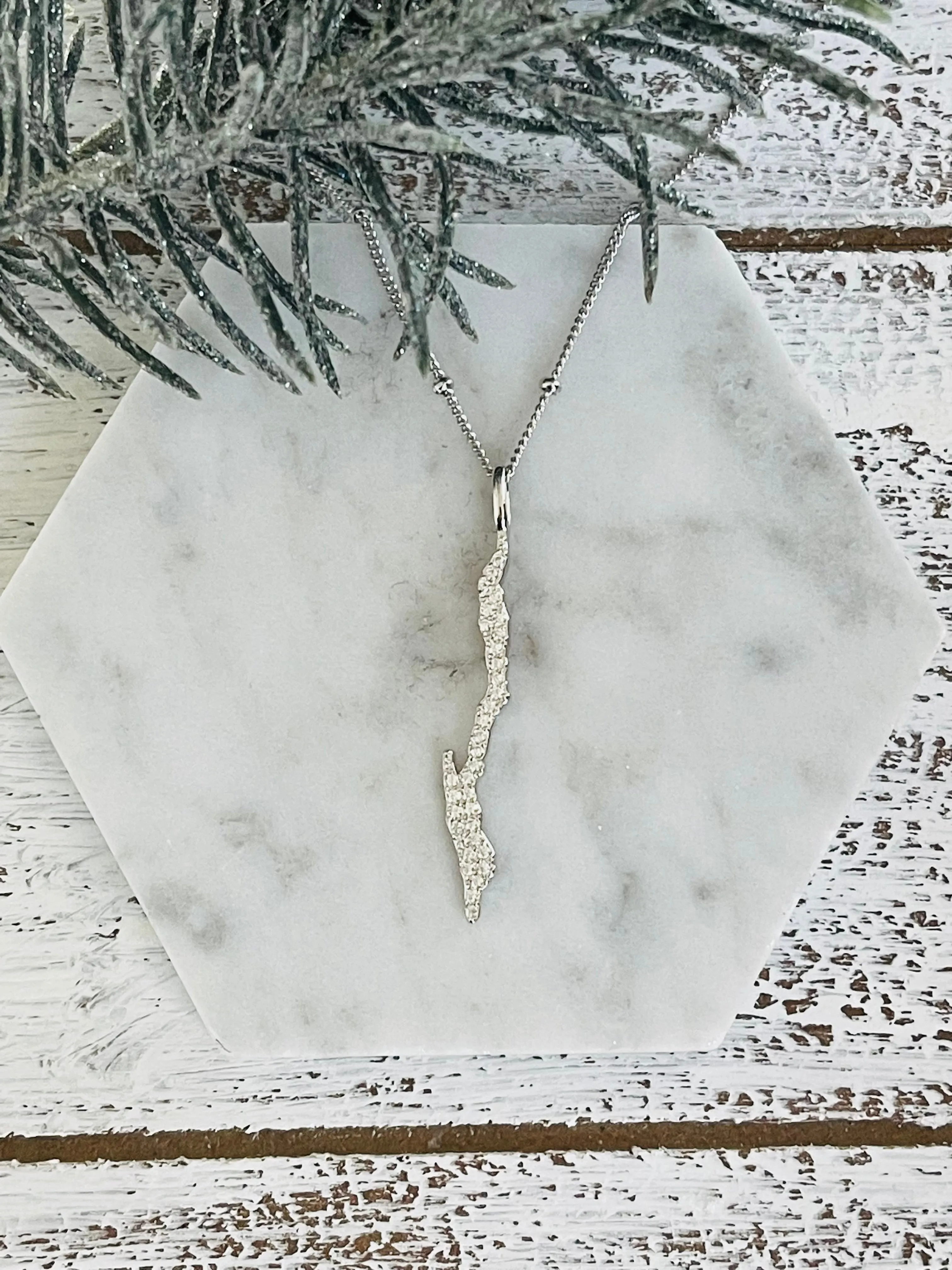 Lake George Sparkling Necklace