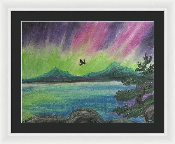 Lands of Aurora - Framed Print