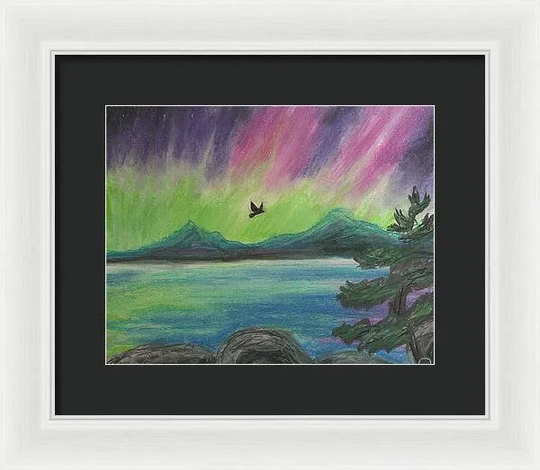 Lands of Aurora - Framed Print