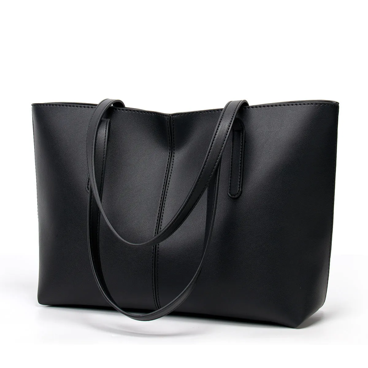 large capacity single shoulder wholesale PU female tote bag