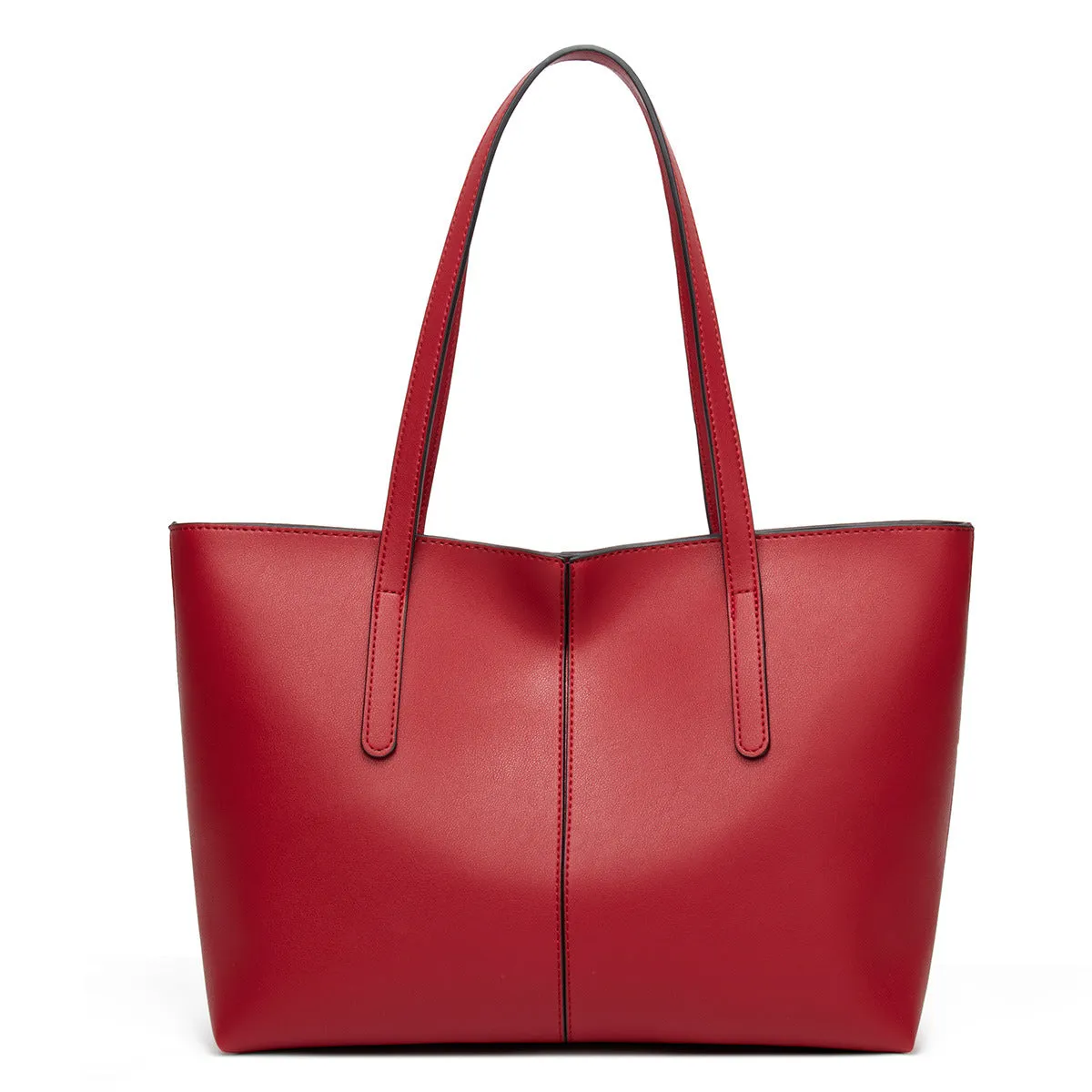 large capacity single shoulder wholesale PU female tote bag