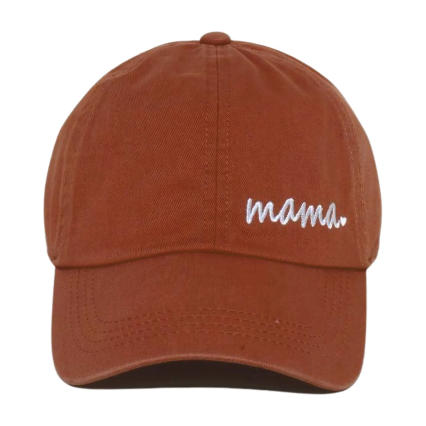 LCAP3430 - MAMA ON SIDE EMBROIDERED BASEBALL CAP
