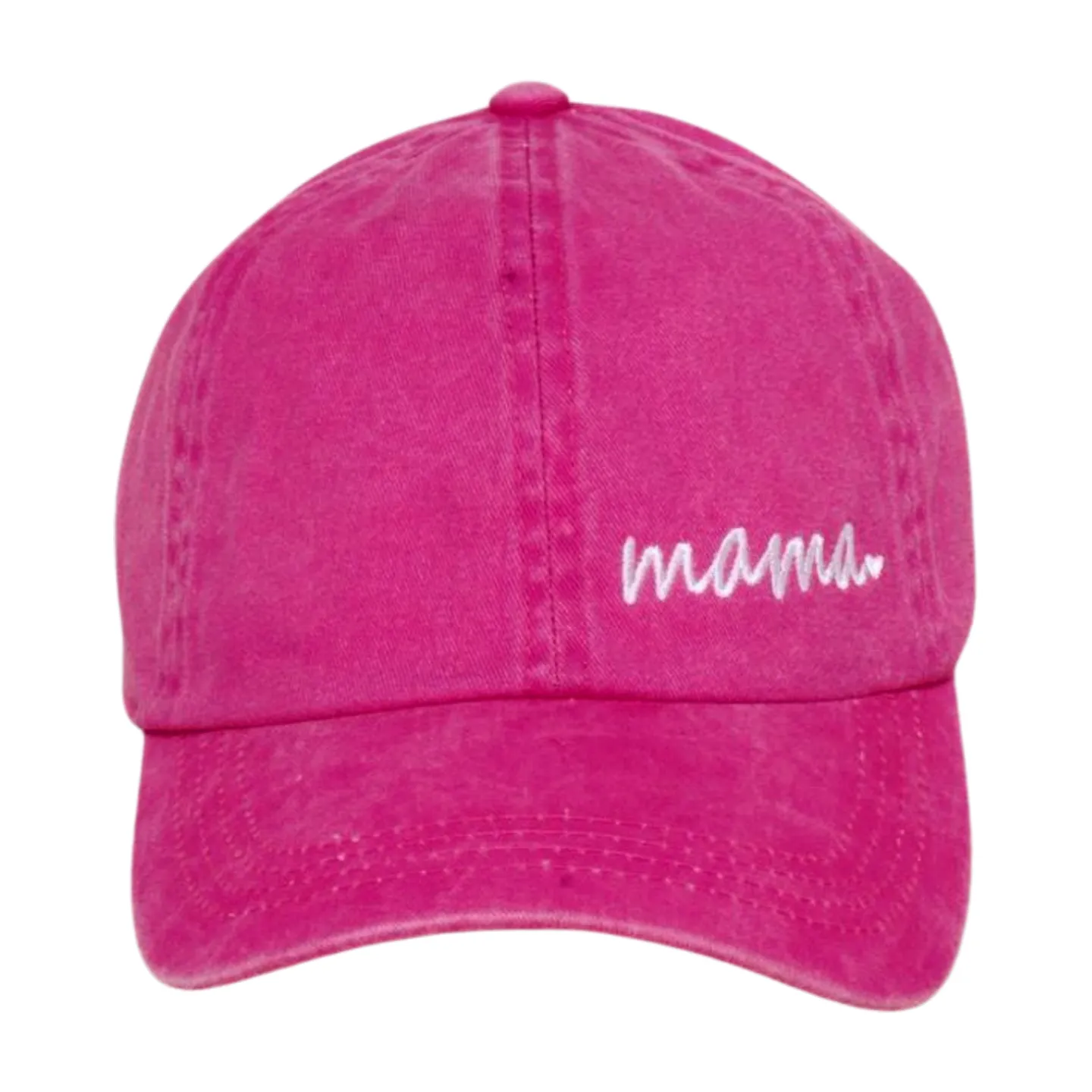 LCAP3430 - MAMA ON SIDE EMBROIDERED BASEBALL CAP