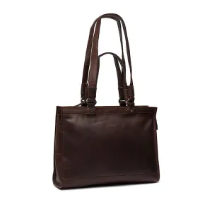Leather Shopper Brown Lima