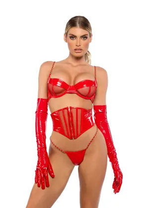 LI748 - Midnight Minx 3-Piece Waspie Set