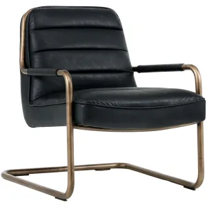 Lincoln Lounge Chair, Vintage Black