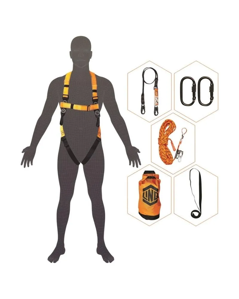 LINQ Essential Standard Roofers Harness Kit - Black