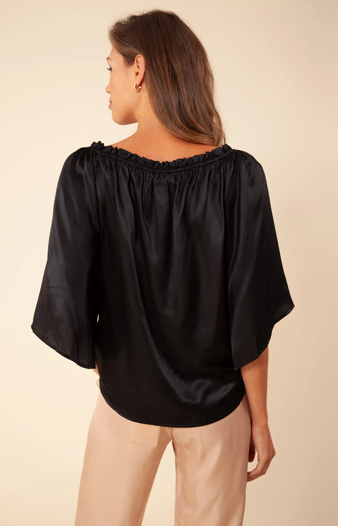 Lolita Solid Silk Top